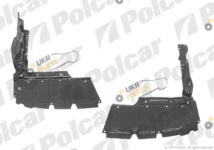 Кожух двигателя Polcar 81253461Q