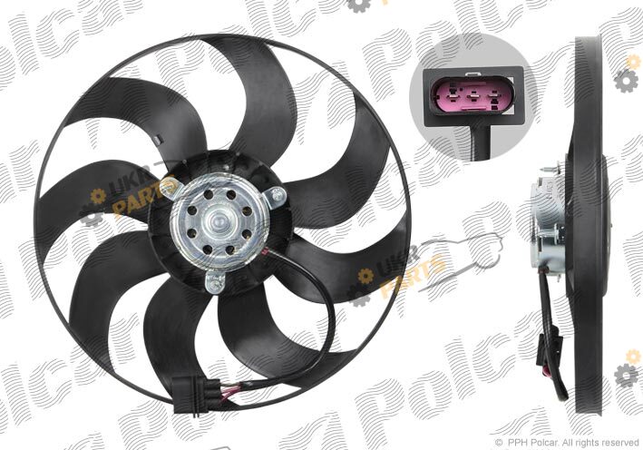 Вентилятор охлаждения двигателя Polcar 952523U6