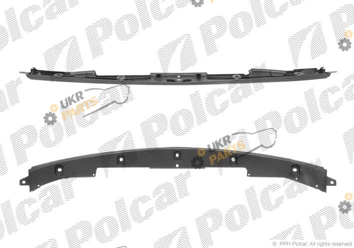 Спойлер бампера Polcar 81H199