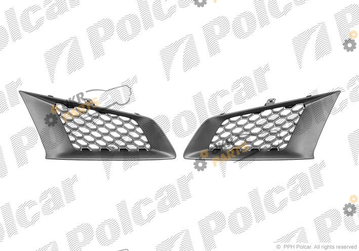 Комплект поддержки, облицовка радиатора Polcar 608005-0