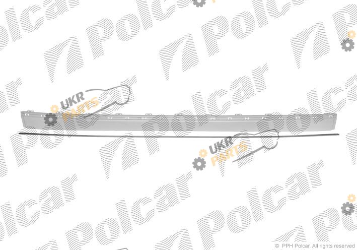 Накладка бампера Polcar 501696-7