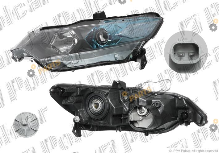 Основная фара Polcar 385809-E