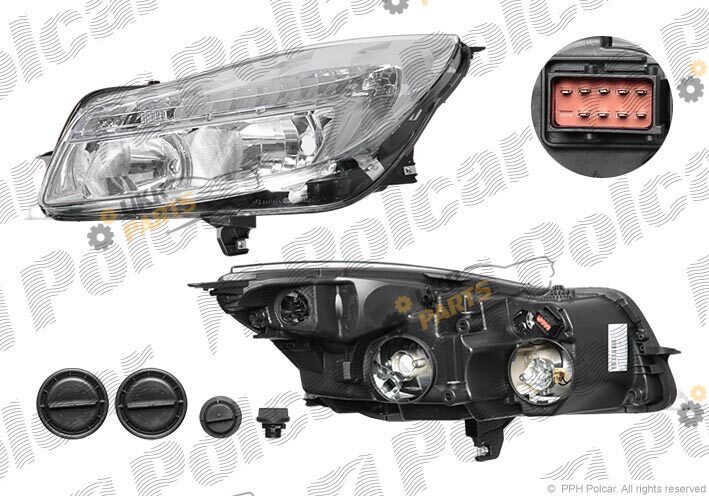 Основная фара Polcar 552009-H
