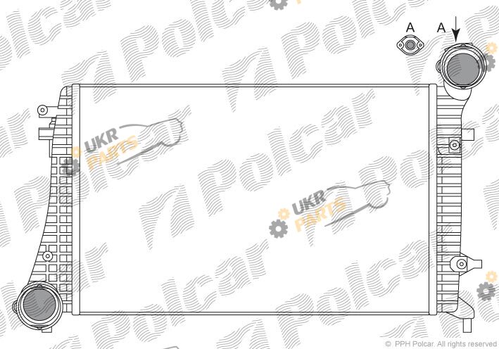Интеркулер Polcar 9513J8-3