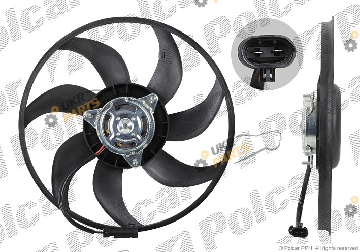 Вентилятор охлаждения двигателя Polcar 555623U3