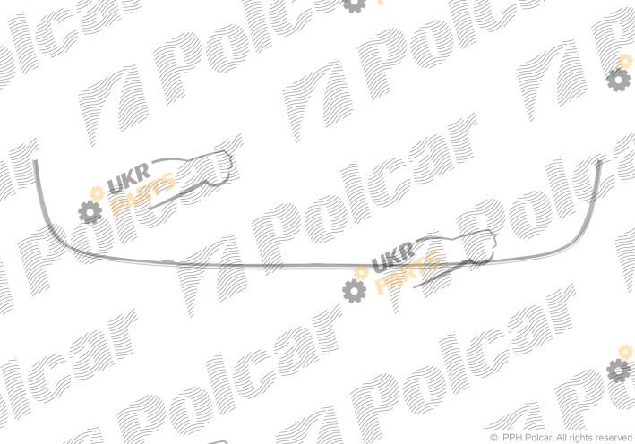 Облицовка бампера Polcar 951827-6
