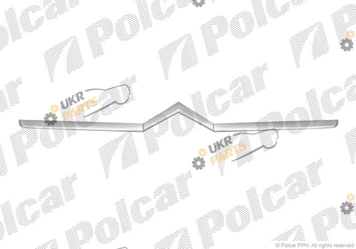 Решетка переднего бампера Polcar 232905-1