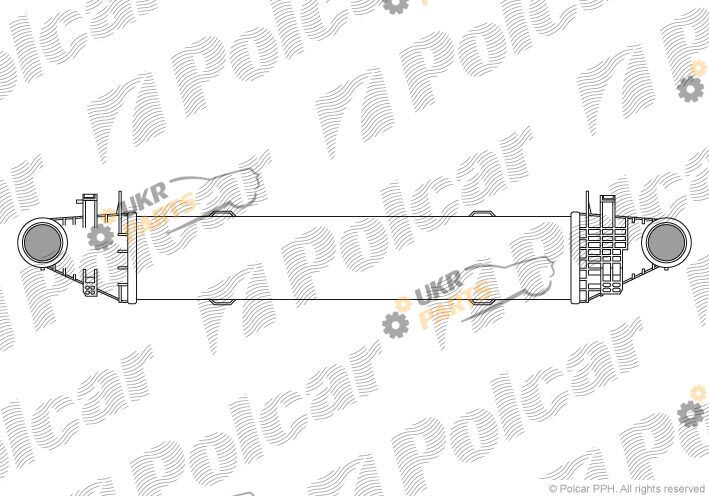Интеркулер Polcar 5070J8-3