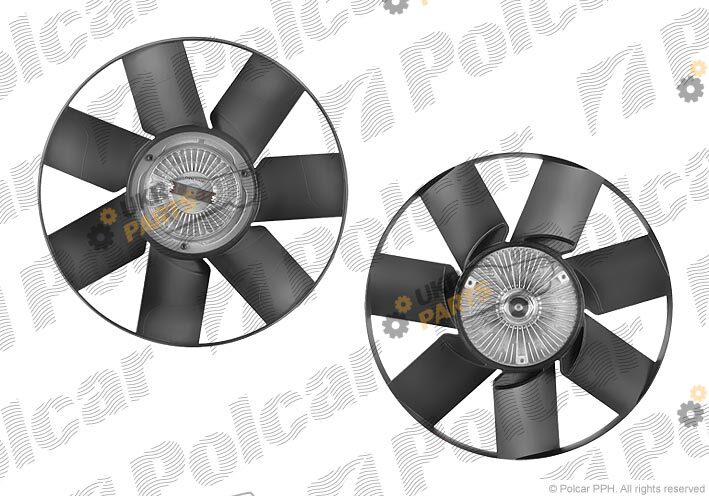 Вентилятор охлаждения двигателя Polcar 60N123S1