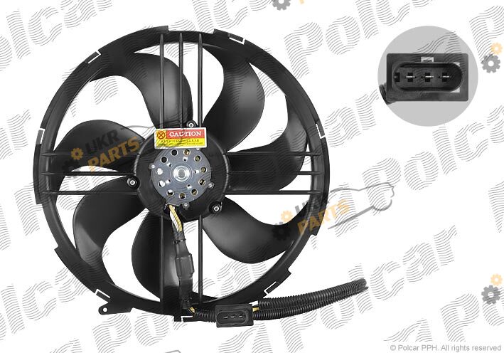 Вентилятор охлаждения двигателя Polcar 952523W7