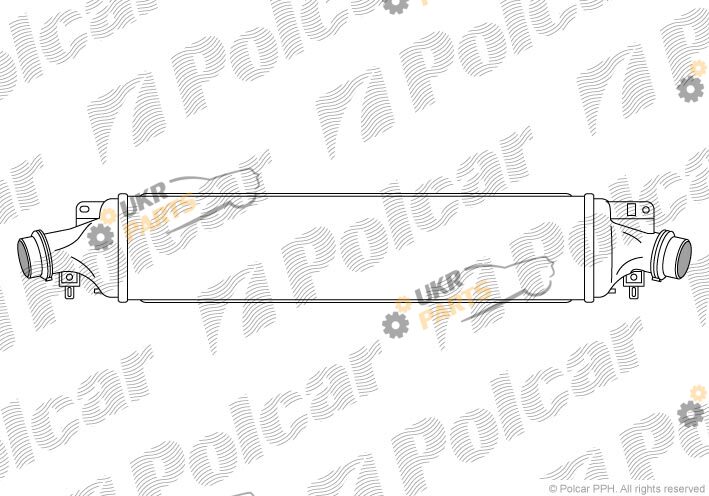 Интеркулер Polcar 5558J8-3