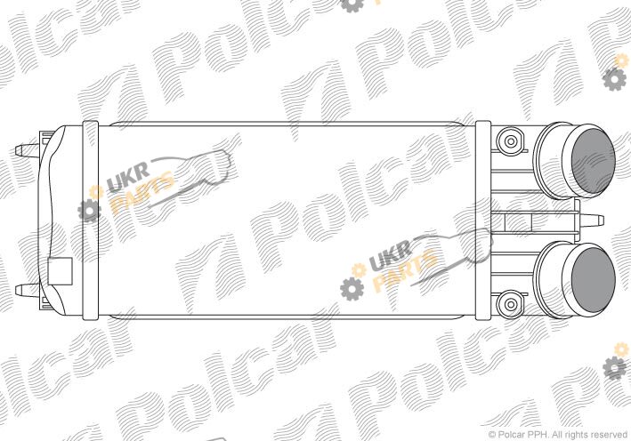 Интеркулер Polcar 5724J8-2