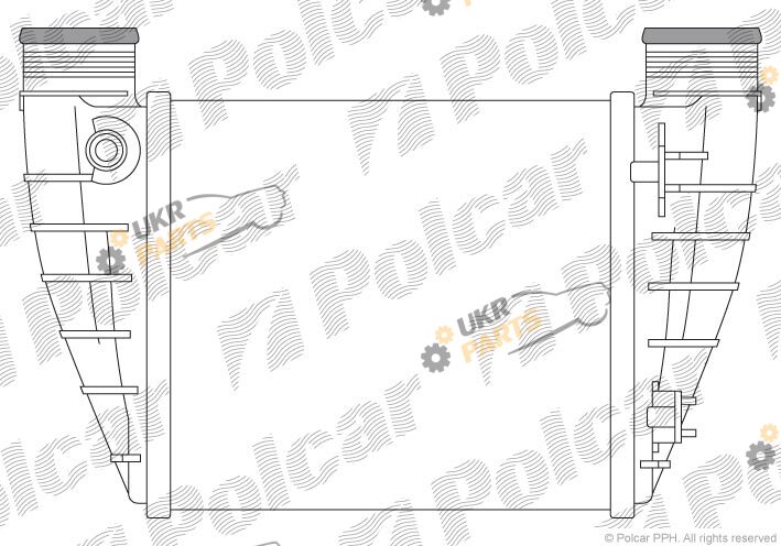 Интеркулер Polcar 1336J8-3