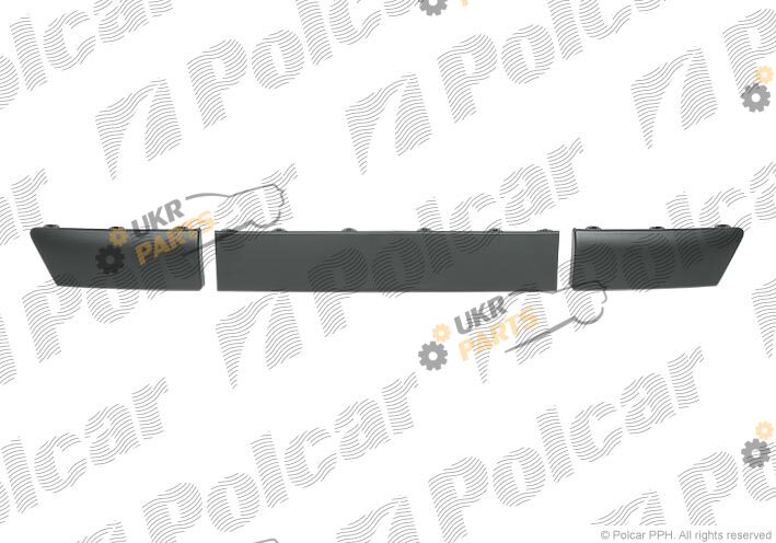 Накладка бампера Polcar 606407-7