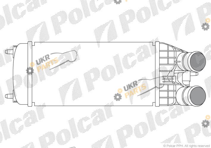 Интеркулер Polcar 5724J8-1