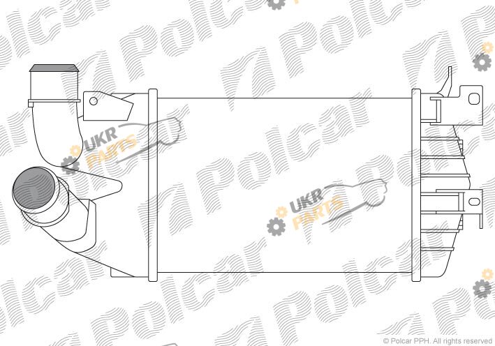Интеркулер Polcar 5509J8-3