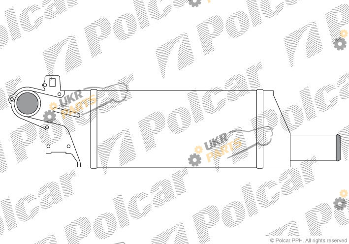 Интеркулер Polcar 5556J8-1