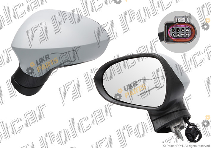 Наружное зеркало Polcar 67265191M