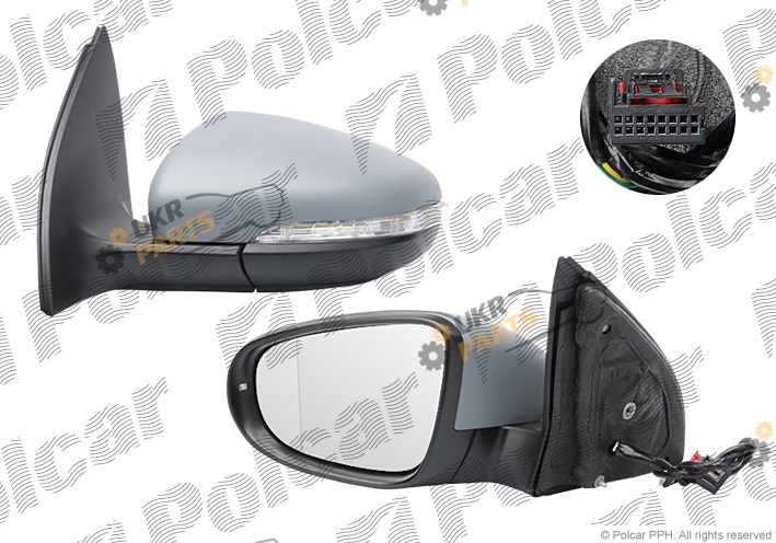 Наружное зеркало Polcar 9518526E