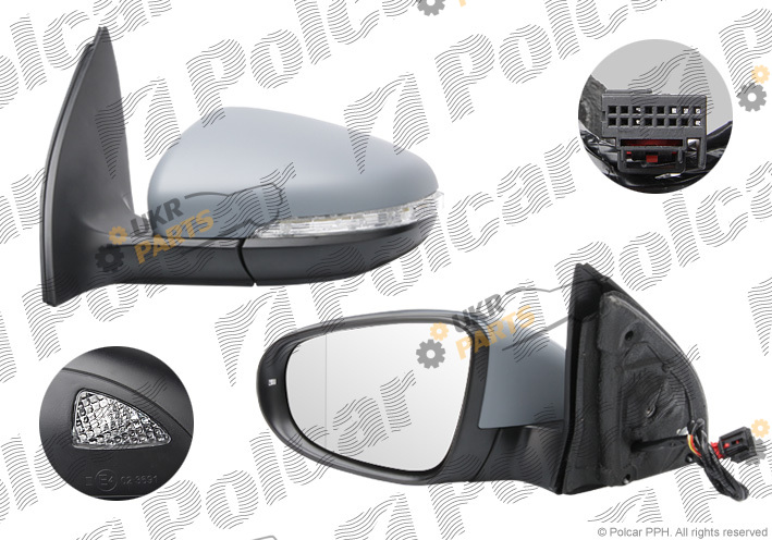 Наружное зеркало Polcar 9518517E
