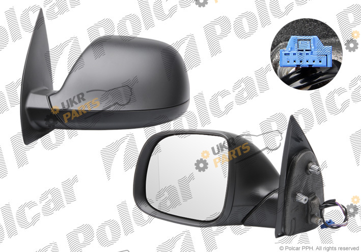 Корпус наружного зеркала Polcar 95P1512M