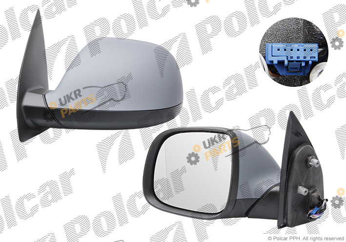 Корпус наружного зеркала Polcar 95P1513M