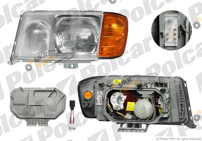 Основная фара Polcar 5014091U