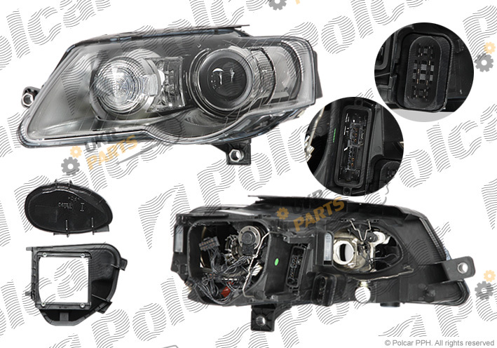Основная фара Polcar 9555092V