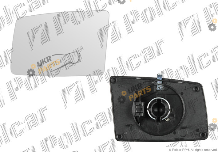 Стекло наружного зеркала Polcar 550754-M