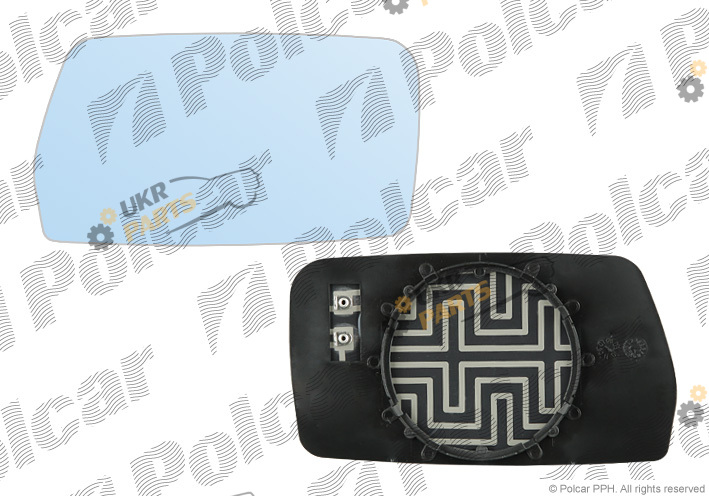 Стекло наружного зеркала Polcar 2325546E