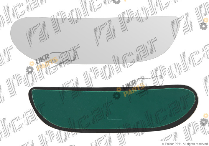 Стекло наружного зеркала Polcar 3246545E