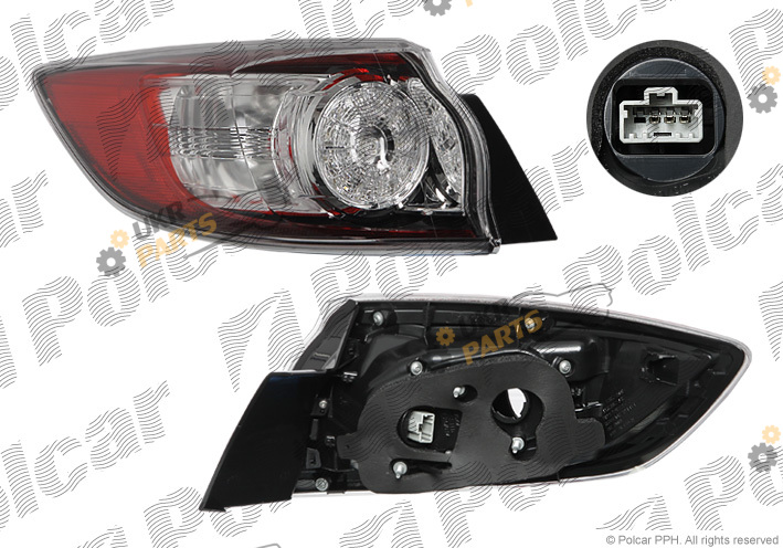 Задний фонарь Polcar 4542876E
