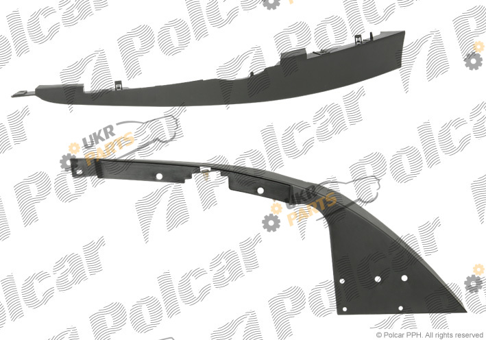 Спойлер бампера Polcar 274825-2