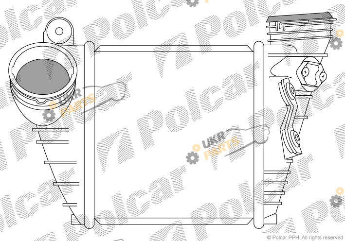Интеркулер Polcar 1323J8-2