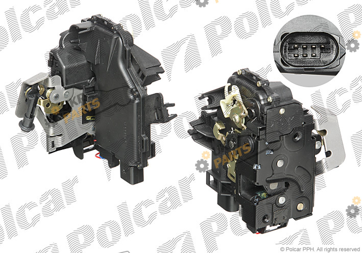 Замок двери Polcar 1327ZC-4