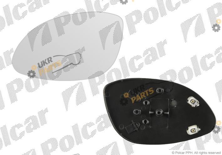 Стекло наружного зеркала Polcar 5516554M