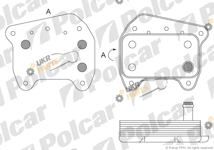 Масляный радиатор Polcar 5003L8-1