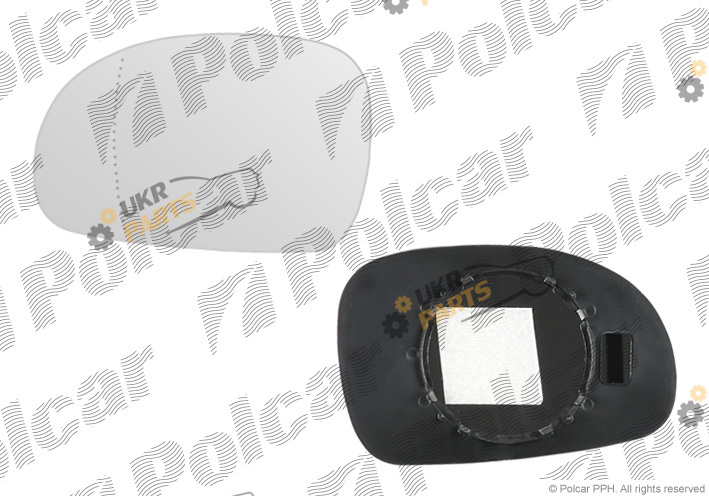 Стекло наружного зеркала Polcar 5746545E