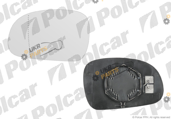 Стекло наружного зеркала Polcar 5747545E