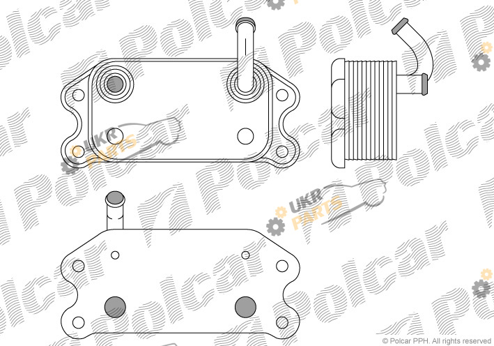 Масляный радиатор Polcar 9080L8-1
