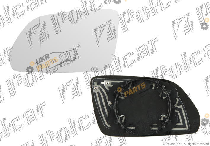 Стекло наружного зеркала Polcar 6922546E
