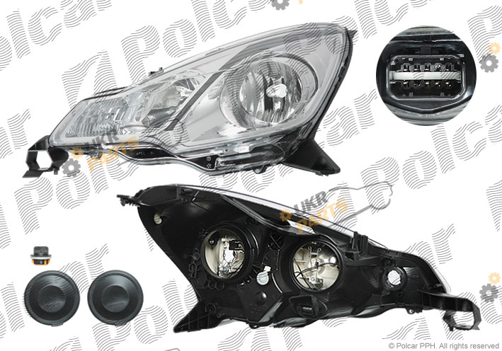 Основная фара Polcar 23B109-T