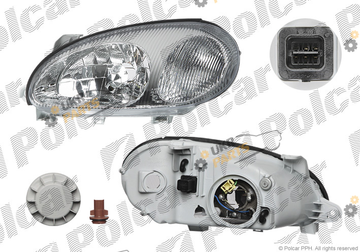 Основная фара Polcar 2912106E