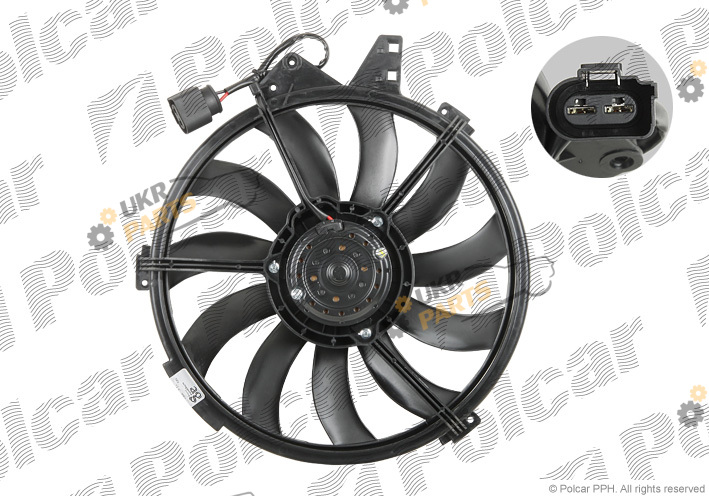 Вентилятор охлаждения двигателя Polcar 132223W1