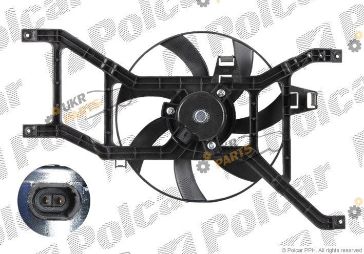 Вентилятор охлаждения двигателя Polcar 280023W1