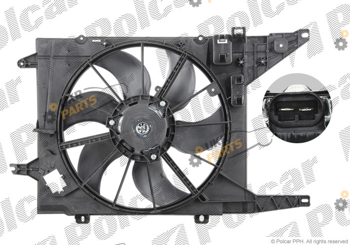 Вентилятор охлаждения двигателя Polcar 280023W3