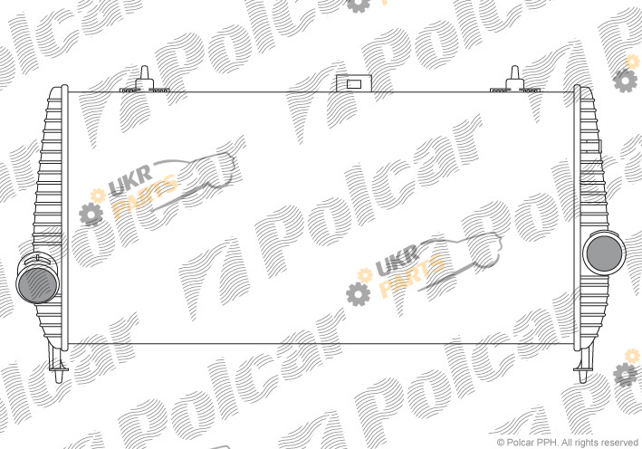 Интеркулер Polcar 2333J8-2