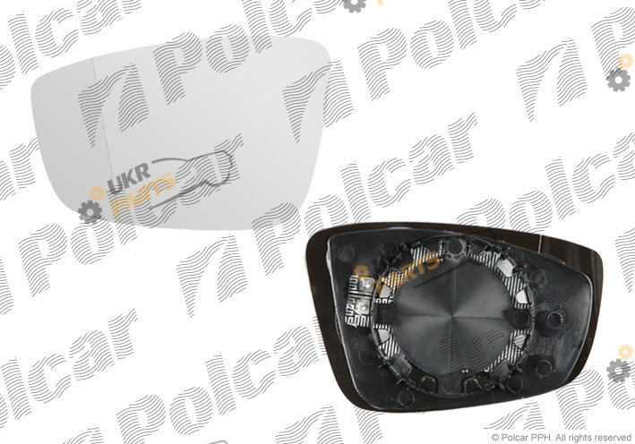 Стекло наружного зеркала Polcar 9533542E