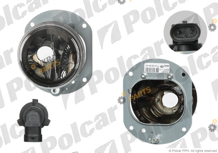 Противотуманная фара Polcar 507030-H