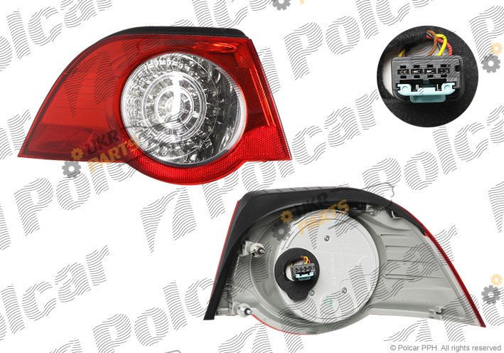 Задний фонарь Polcar 951687-H